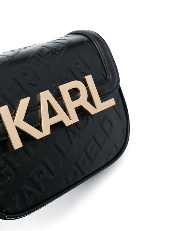 Karl Lagerfeld
K/Letters logo-embossed crossbody bag