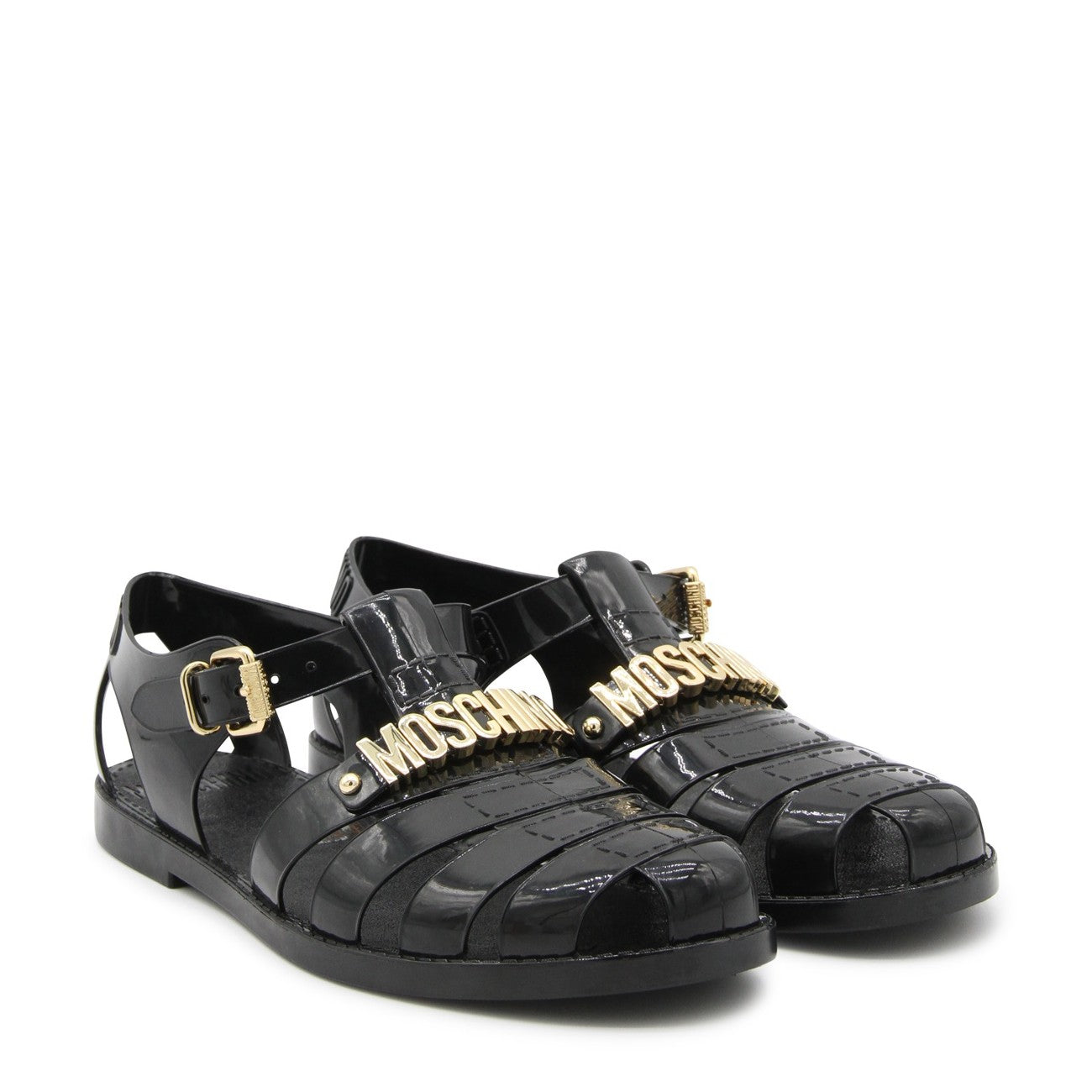 Moschino Back Rubber Sandals