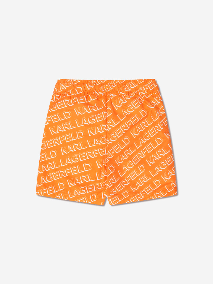 Karl Lagerfeld Boys 'logo-print swim shorts'