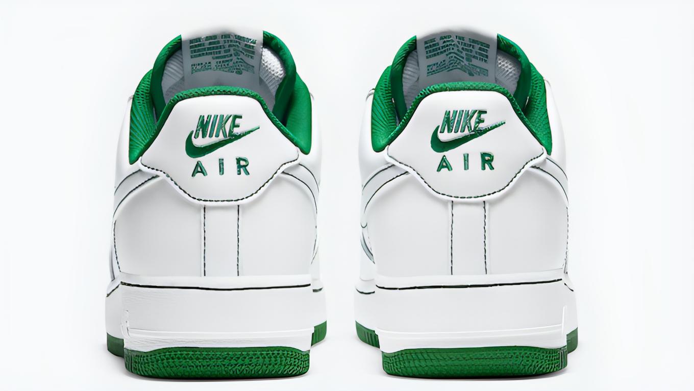 nike air force 1 green white